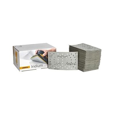 Mirka Abrasive IRIDIUM - 81x133mm, 120 Grit, 100 pcs Mirka Abrasive IRIDIUM - 81x133mm, 120 Grit, 100 pcs