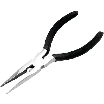 PERFORMANCE TOOL 1105 5-Inch Long Nose Pliers Heat Treated Alloy Steel, Cushion Grip Handles, Hardened Wire Cutter PERFORMANCE TOOL 1105 5-Inch Long Nose Pliers Heat Treated Alloy Steel, Cushion Grip Handles, Hardened Wire Cutter