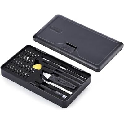 StarTech 40-Piece Computer Repair Toolkit for Laptop, PC, Electronics, 30-Bit Screwdriver Set, Magnetic Tray, Pry Tools StarTech 40-Piece Computer Repair Toolkit for Laptop, PC, Electronics, 30-Bit Screwdriver Set, Magnetic Tray, Pry Tools