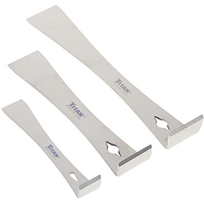 Titan 17007 3-Piece Stainless Steel Pry Bar Scraper Set Titan 17007 3-Piece Stainless Steel Pry Bar Scraper Set
