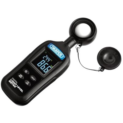Draper 12443 Handheld Digital Light Level Meter, 0-200KLux and -20 to +70℃ Draper 12443 Handheld Digital Light Level Meter, 0-200KLux and -20 to +70℃