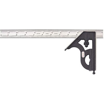 Starrett C11H-12-4R Combination Square with Square Head, 12 Starrett C11H-12-4R Combination Square with Square Head, 12