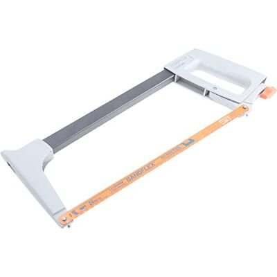 Bahco 225-PLUS Hacksaw Frame, 300mm Length, Orange/Silver/Black Bahco 225-PLUS Hacksaw Frame, 300mm Length, Orange/Silver/Black