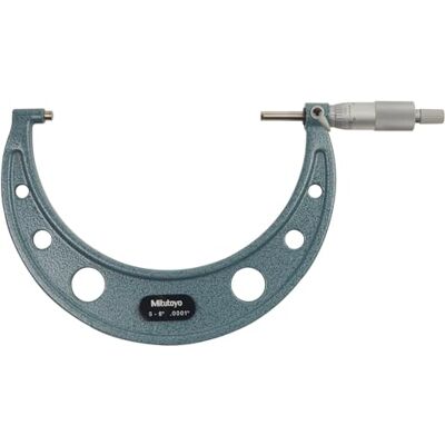 Mitutoyo 103-220 Series-103 Outside Micrometre with Ratchet Stop, 5"-6" Range, 0.0001" Graduation Mitutoyo 103-220 Series-103 Outside Micrometre with Ratchet Stop, 5"-6" Range, 0.0001" Graduation