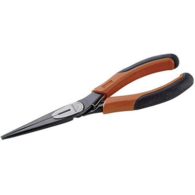 Bahco 2430G-160 Long Nose Plier 160MM Precision jaws for confined spaces Serrated grip surfaces Durable alloy steel construction Professional use Bahco 2430G-160 Long Nose Plier 160MM Precision jaws for confined spaces Serrated grip surfaces Durable alloy steel construction Professional use