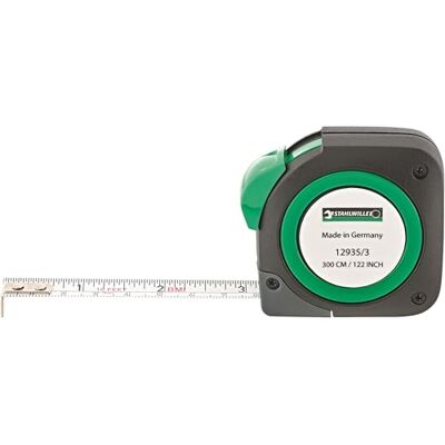 Stahlwille 77040010 12935 Tape Measure with Lock, Size 3, 3M Length, Pack of 10 Stahlwille 77040010 12935 Tape Measure with Lock, Size 3, 3M Length, Pack of 10