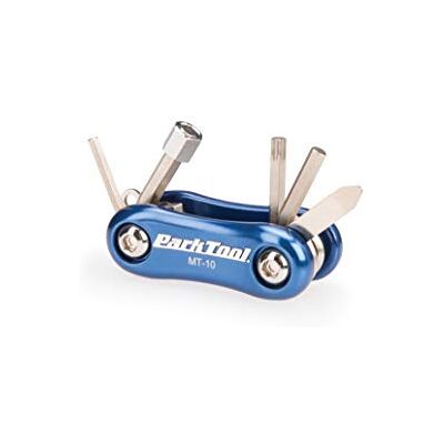 Park Tool MT-10 Mini Fold Up Multi-Tool, Blue Park Tool MT-10 Mini Fold Up Multi-Tool, Blue