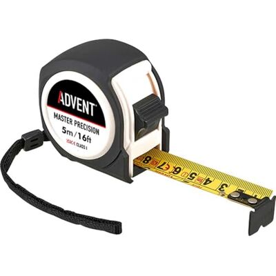 Advent Professional 5m/16ft Master Precision Tape Measure AMP-5025 EC Class I Advent Professional 5m/16ft Master Precision Tape Measure AMP-5025 EC Class I