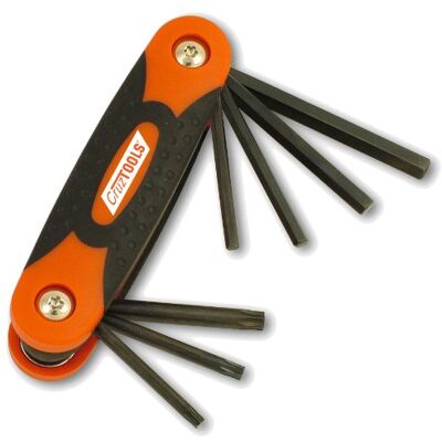 Cruztools FHT1 Folding Hex/Torx Key Set for Harley-Davidson Motorcycles Cruztools FHT1 Folding Hex/Torx Key Set for Harley-Davidson Motorcycles