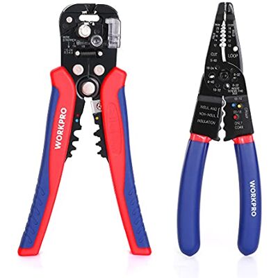 WORKPRO 2-Piece Wire Stripper and Cutter Set WORKPRO 2-Piece Wire Stripper and Cutter Set