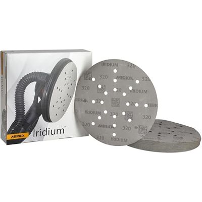Mirka Abrasive Sheets Iridium Sandpaper Ø 225mm Grit 320 25 pcs Mirka Abrasive Sheets Iridium Sandpaper Ø 225mm Grit 320 25 pcs