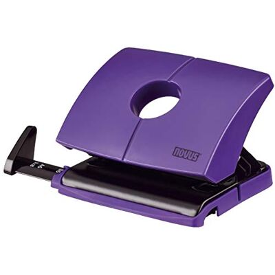 Jovi Novus B 216 Color ID Office Hole Punch with Stop Rail and Format Requirements, Metal Base and Plastic Top, for 16 Sheets, Dreamy Purple Jovi Novus B 216 Color ID Office Hole Punch with Stop Rail and Format Requirements, Metal Base and Plastic Top, for 16 Sheets, Dreamy Purple