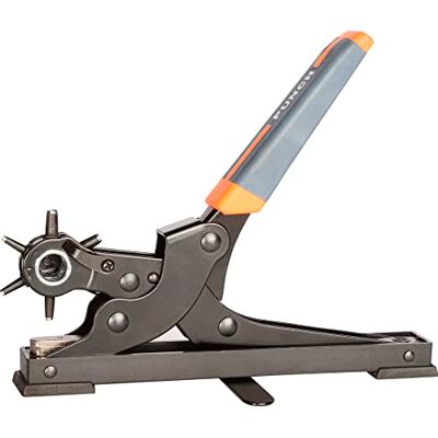 Pebaro 266 Revolving Punch Pliers 250 mm Stand Model, Belt Hole Punch Pliers for Watch Straps, Dog Collar Belt, Leather, Paper, Fabric, Felt, Plastic, Wood, Hole Diameter 2-2.5-3-3.5-4.5 mm Pebaro 266 Revolving Punch Pliers 250 mm Stand Model, Belt Hole Punch Pliers for Watch Straps, Dog Collar Belt, Leather, Paper, Fabric, Felt, Plastic, Wood, Hole Diameter 2-2.5-3-3.5-4.5 mm
