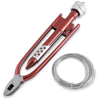 BikeMaster Safety Wire Pliers with 25' Stainless Steel Wire,15-1554 BikeMaster Safety Wire Pliers with 25' Stainless Steel Wire,15-1554