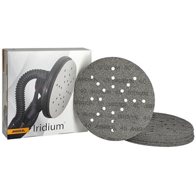 Mirka Sandpaper Iridium 225mm Hook & Loop Grit 40 25 pcs Mirka Sandpaper Iridium 225mm Hook & Loop Grit 40 25 pcs
