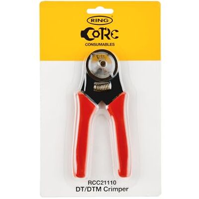RING Crimper, Suitable for Cable Sizes 0.5 mmâ² to 1.5 mmâ² (1Pc) Crimps Closed Barrel Contacts Ratchet Mechanism, Reliable Connections Every Time, Rubber Soft-Grip Handle for Comfortable Use RING Crimper, Suitable for Cable Sizes 0.5 mmâ² to 1.5 mmâ² (1Pc) Crimps Closed Barrel Contacts Ratchet Mechanism, Reliable Connections Every Time, Rubber Soft-Grip Handle for Comfortable Use