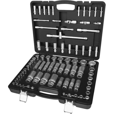 KS TOOLS 917.0082 1/4 inch + 3/8 inch + 1/2 inch Socket Spanner Set, 82 Pieces, inch Dimensions KS TOOLS 917.0082 1/4 inch + 3/8 inch + 1/2 inch Socket Spanner Set, 82 Pieces, inch Dimensions