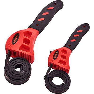 Amtech S0875 2 Piece Strap Wrench Set Amtech S0875 2 Piece Strap Wrench Set