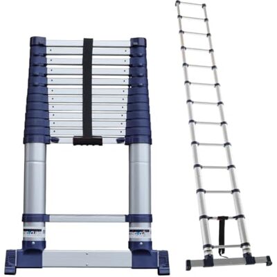 TB Davies 3.8m (12.46ft) Xtend+Climb ProSeries S2.0 Telescopic Ladder, Storage Height 0.90m (2.95ft), Max Load 150kg TB Davies 3.8m (12.46ft) Xtend+Climb ProSeries S2.0 Telescopic Ladder, Storage Height 0.90m (2.95ft), Max Load 150kg