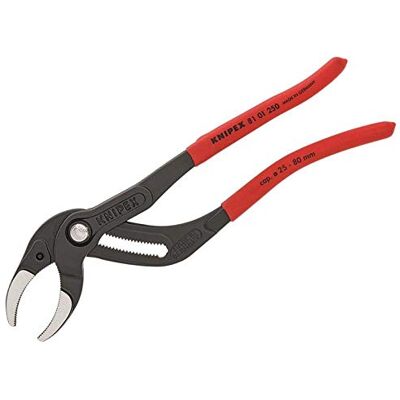 KNIPEX Siphon and Connector Pliers black atramentized, with non-slip plastic coating 250 mm (self-service card/blister) 81 01 250 SB KNIPEX Siphon and Connector Pliers black atramentized, with non-slip plastic coating 250 mm (self-service card/blister) 81 01 250 SB