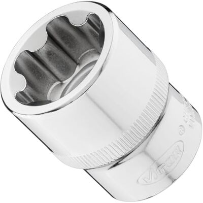 Vigor T-Plus Socket Spanner Insert V7920-EP28, 1/2 inch Socket Spanner Insert EP28, Durable and Robust, Ideal for workshops and DIY Enthusiasts Vigor T-Plus Socket Spanner Insert V7920-EP28, 1/2 inch Socket Spanner Insert EP28, Durable and Robust, Ideal for workshops and DIY Enthusiasts