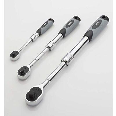 EZRED MR482 Extendable Ratchet Three Piece Set EZRED MR482 Extendable Ratchet Three Piece Set