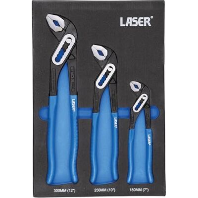 Laser 8756 Water Pump Plier Set 3pc Laser 8756 Water Pump Plier Set 3pc