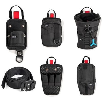 B&W tool.modul 116.75 Extension Set 6 Pieces (Belt, Zip Pocket, Tool Holder, Universal Bag, Bag Set for Tools) without Tools B&W tool.modul 116.75 Extension Set 6 Pieces (Belt, Zip Pocket, Tool Holder, Universal Bag, Bag Set for Tools) without Tools