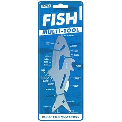 Gift Republic Fish Multi-Tool – 21-in-1 Pocket Gadget for Fishing, Camping & DIY Compact Fisherman’s Multi-Tool with Wrenches, Screwdrivers, Saw & Bottle Opener Novelty Gift for Men Gift Republic Fish Multi-Tool – 21-in-1 Pocket Gadget for Fishing, Camping & DIY Compact Fisherman’s Multi-Tool with Wrenches, Screwdrivers, Saw & Bottle Opener Novelty Gift for Men