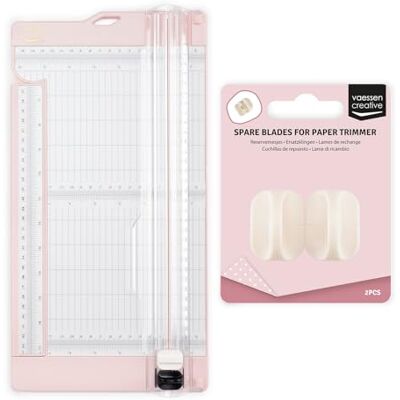 Creative Labs Paper Cutter with Scoring Tool 6 x 12" (15.2 x 30.5 cm) – 2-in-1 Pink Paper Trimmer & Scoreboard for Scrapbooking, Card Making, Gift Boxes & Crafting – Including 2 Spare Blades Creative Labs Paper Cutter with Scoring Tool 6 x 12" (15.2 x 30.5 cm) – 2-in-1 Pink Paper Trimmer & Scoreboard for Scrapbooking, Card Making, Gift Boxes & Crafting – Including 2 Spare Blades