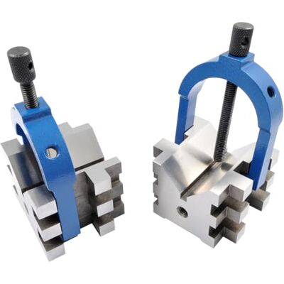 HHIP 3402-0112 Mulit-USE V-Blocks & Clamps Set, 2.5" x 2.75" x 2 HHIP 3402-0112 Mulit-USE V-Blocks & Clamps Set, 2.5" x 2.75" x 2