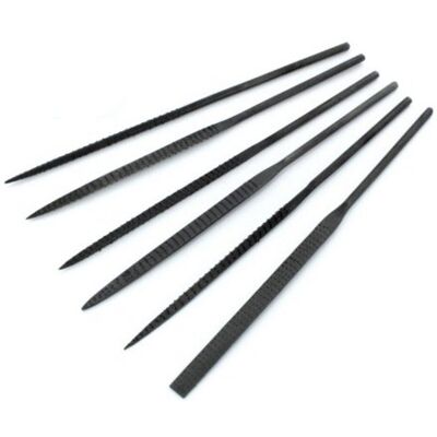 Modelcraft 6-Piece Rasp File Set Wax/Wood Work, Pack of 6, Silver Modelcraft 6-Piece Rasp File Set Wax/Wood Work, Pack of 6, Silver