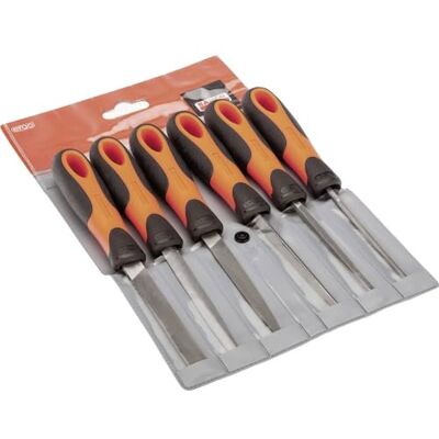Bahco 6 Piece Key File Set 4in Precision Engineering File Kit Smooth cut key files for detailed filing, polishing and finishing work Bahco 6 Piece Key File Set 4in Precision Engineering File Kit Smooth cut key files for detailed filing, polishing and finishing work