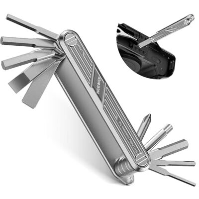 NEEWER 10 in 1 Multifunctional Foldable Screwdriver Tool Set: 4 Screwdrivers, 6 Hex Keys, Pocket Tool, Compatible with SmallRig Camera Cage Rig Tripod QR Plate, UA048S Silver NEEWER 10 in 1 Multifunctional Foldable Screwdriver Tool Set: 4 Screwdrivers, 6 Hex Keys, Pocket Tool, Compatible with SmallRig Camera Cage Rig Tripod QR Plate, UA048S Silver