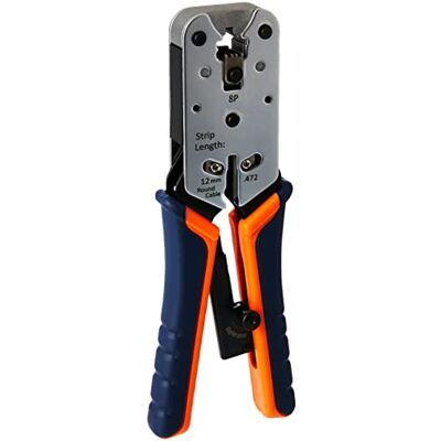 Duratool D03024 RJ45 Ratchet Crimp Tool Duratool D03024 RJ45 Ratchet Crimp Tool