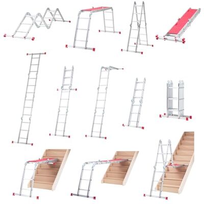 Werner Multi-Purpose Ladder 12 in 1 with Platform Werner Multi-Purpose Ladder 12 in 1 with Platform