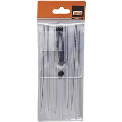 Bahco 2-470-14-2-0 Cut 2 Needle File, Multi-Colour Bahco 2-470-14-2-0 Cut 2 Needle File, Multi-Colour
