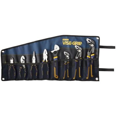 IRWIN Vise-Grip GrooveLock Pliers Set, 8 Piece, 2078712 IRWIN Vise-Grip GrooveLock Pliers Set, 8 Piece, 2078712