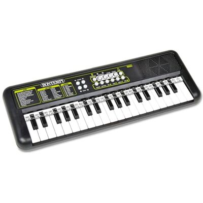 Bontempi KeyRhythm Digital Keyboard with 37 Keys, 1.5 cm Pitch with Headphone Socket, Pentagracmata Strip, Metronome and Transposer, 42.5 x 15.2 x 4.7 cm Bontempi KeyRhythm Digital Keyboard with 37 Keys, 1.5 cm Pitch with Headphone Socket, Pentagracmata Strip, Metronome and Transposer, 42.5 x 15.2 x 4.7 cm
