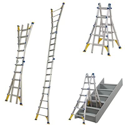 Werner Telescopic Multi-Purpose Ladder 4 x 5 Werner Telescopic Multi-Purpose Ladder 4 x 5