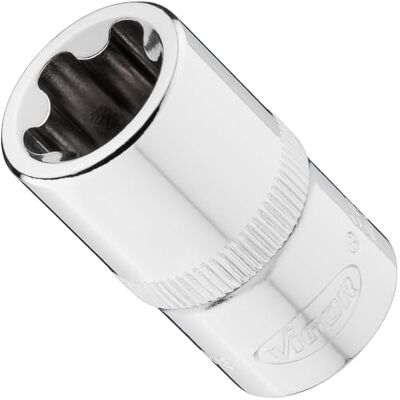 Vigor T-Plus socket spanner insert V7920-EPR18, 1/2 inch socket spanner insert EPR18, durable and robust, ideal for workshops and DIY enthusiasts Vigor T-Plus socket spanner insert V7920-EPR18, 1/2 inch socket spanner insert EPR18, durable and robust, ideal for workshops and DIY enthusiasts