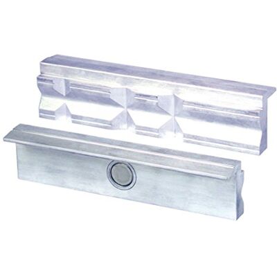 HEUER 109140 Vice Jaws/Jaw Protectors Rectangular, Plane-Parallel, Built-in Special Magnets, Fits 140 mm Vice Material: aluminium. HEUER 109140 Vice Jaws/Jaw Protectors Rectangular, Plane-Parallel, Built-in Special Magnets, Fits 140 mm Vice Material: aluminium.