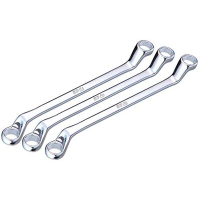SP TOOLS PS Products Set of 3 75° Metric and Thumb Ring Spanners SP TOOLS PS Products Set of 3 75° Metric and Thumb Ring Spanners