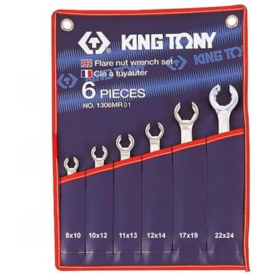 KING TONY KING T. 1306MR01 Kit di chiavi a brugola metriche, Set da 6 KING TONY KING T. 1306MR01 Kit di chiavi a brugola metriche, Set da 6