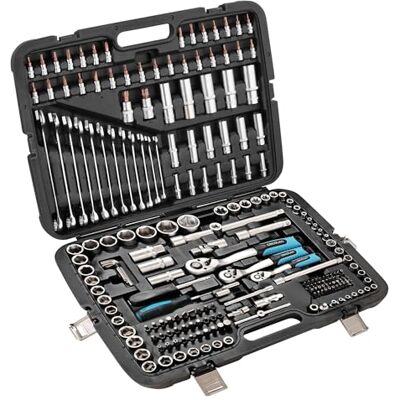 Cecotec Socket Wrench Set 216 Piece ToolBox KRK 6200 Cecotec Socket Wrench Set 216 Piece ToolBox KRK 6200