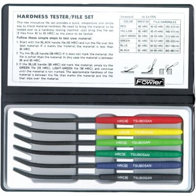Fowler 52-760-000-0, Hardness Tester File Set Fowler 52-760-000-0, Hardness Tester File Set