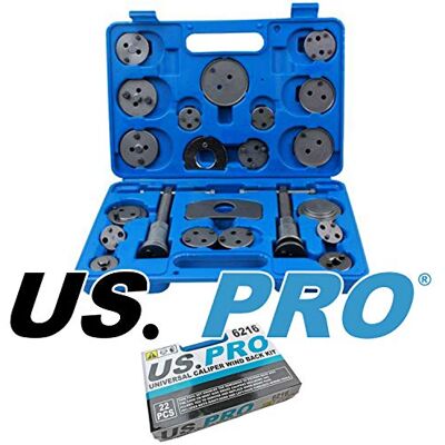 US PRO - 6216 - 22pc - Brake caliper wind-back tool kit US PRO - 6216 - 22pc - Brake caliper wind-back tool kit