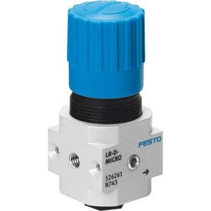 FESTO 526264 Model LR-1/8-D-O-7-MICRO Pressure Regulator FESTO 526264 Model LR-1/8-D-O-7-MICRO Pressure Regulator