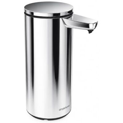 simplehuman Sensor Pump, 414ml Automatic Soap Dispenser, Polished Touch-Free, Variable Dispense, Drip-Free Spout, Runs 8 Months Per Charge, Waterproof Stainless Steel simplehuman Sensor Pump, 414ml Automatic Soap Dispenser, Polished Touch-Free, Variable Dispense, Drip-Free Spout, Runs 8 Months Per Charge, Waterproof Stainless Steel