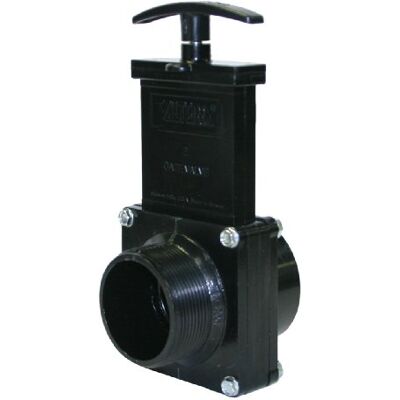 Valterra 7208 ABS Gate Valve, Black, 2" FPT x MPT Valterra 7208 ABS Gate Valve, Black, 2" FPT x MPT